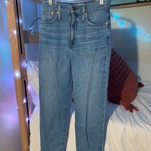 madewell straight leg jeans, NWT, size 26